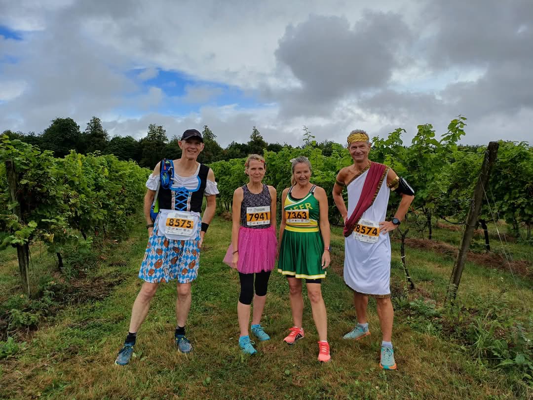 Four people in fancy dress